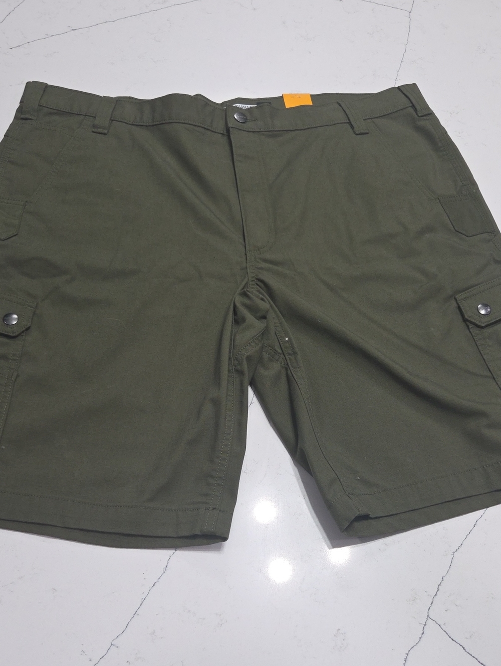 Carthartt Men's Olive Green Cargo Shorts with Utility Pockets Sz42 11"inseam New